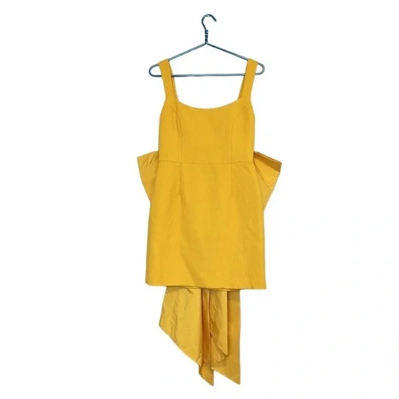 Rebecca Vallance Calla Bow-embellished Cloqué Mini Dress - Picture 4 of 7